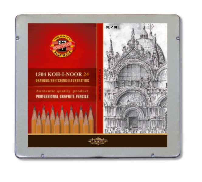 Комплект графитни моливи KOH-I-NOOR - 24 броя