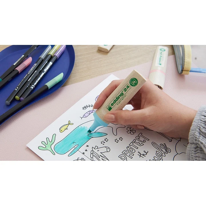 Комплект флумастери ECOLINE EDDING24 4 бр.