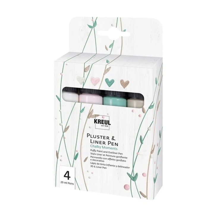 Комплект флумастери Chalky Moments Kreul - 4 броя