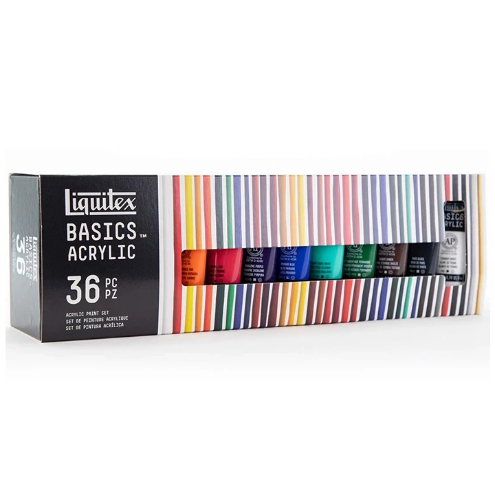 Комплект акрилни бои Liquitex Basics - 36x22 мл