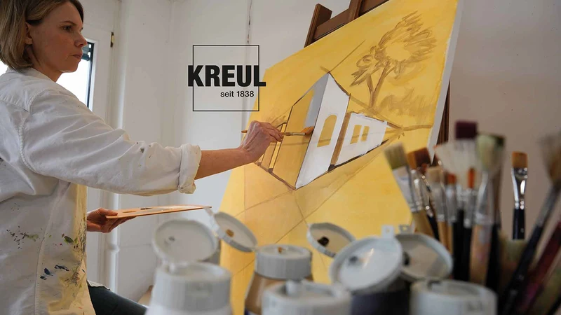 Комплект акрилни бои KREUL Triton