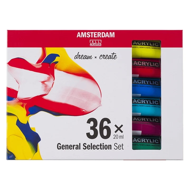 Комплект акрилни бои AMSTERDAM dream and create 36 x 20 мл