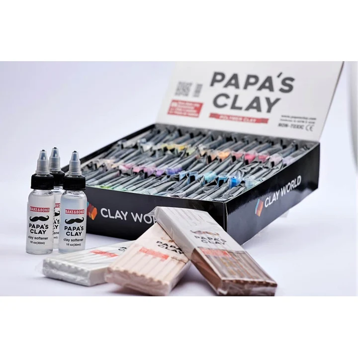 Глинен омекотител за полимерни глини на Papa's 30 ml