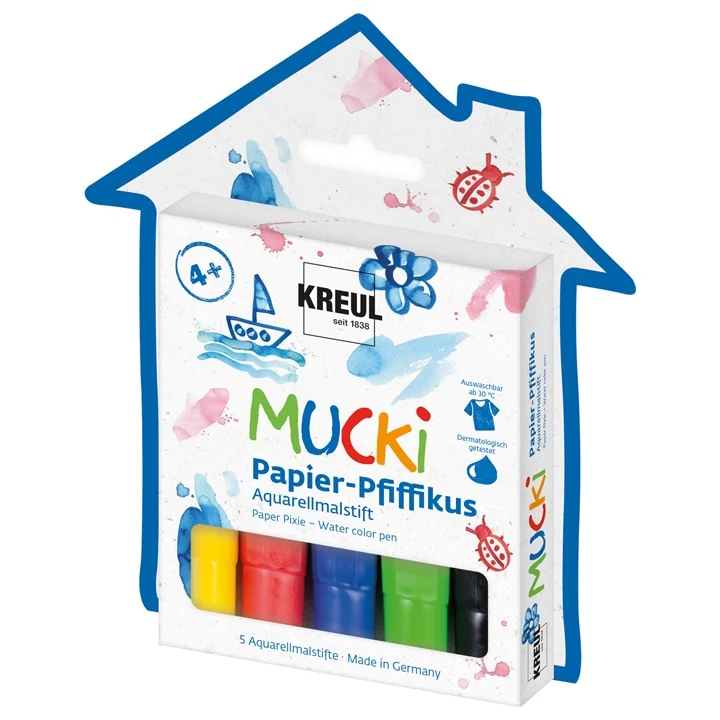 Флумастери за хартия MUCKI KREAUL 5 броя