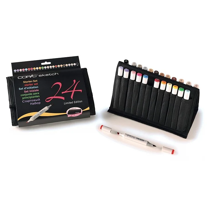 Флумастери COPIC Sketch - Starter комплект в калъф