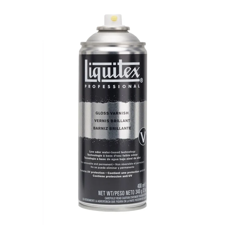 Финален спрей-лак блестящ Liquitex 400 мл