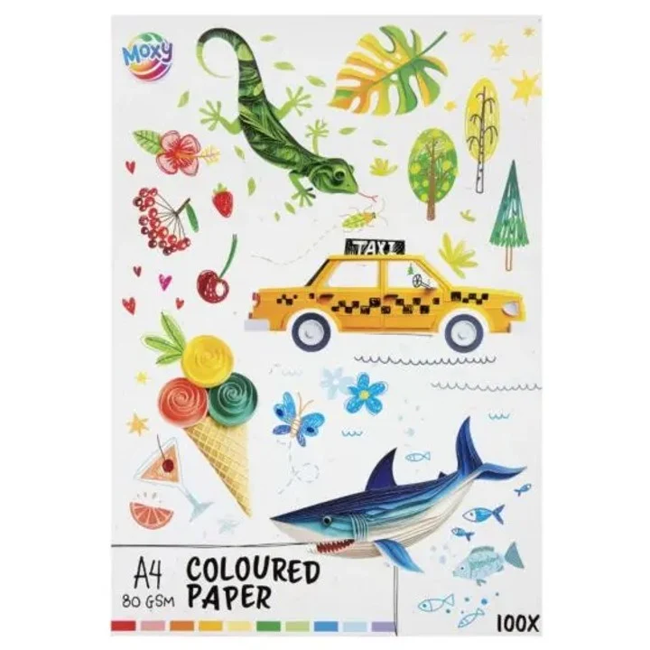 Farebný papier A4 - sada 70 листа