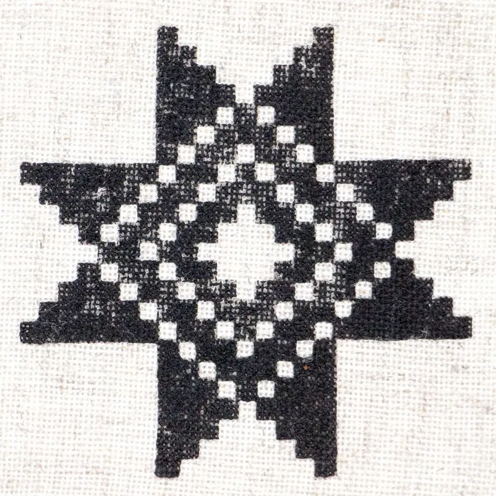 Drevená pečiatka ROSA TALENT č. 4 Geometry 6.5x6.5 cm