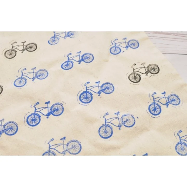 Drevená pečiatka bicykel