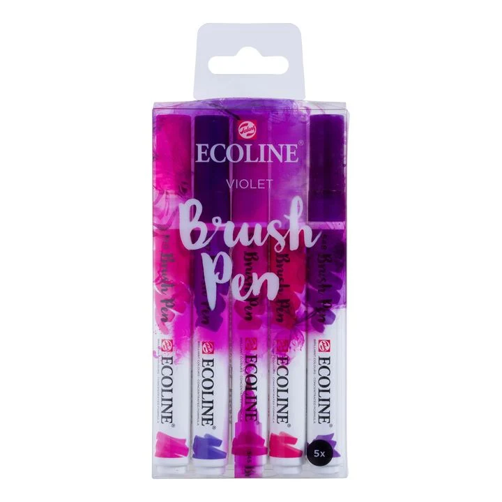 Акварелни писалки Ecoline Brush Pen Violet