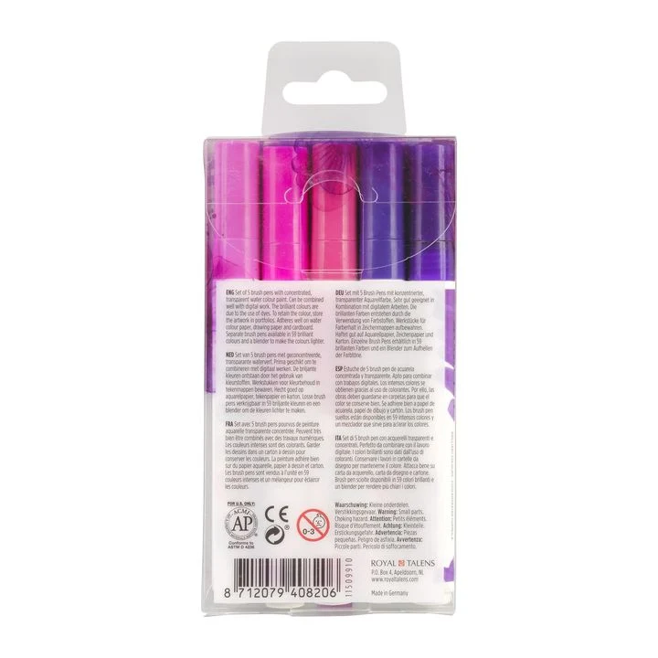 Акварелни писалки Ecoline Brush Pen Violet