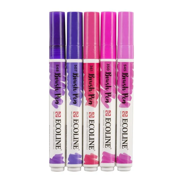 Акварелни писалки Ecoline Brush Pen Violet