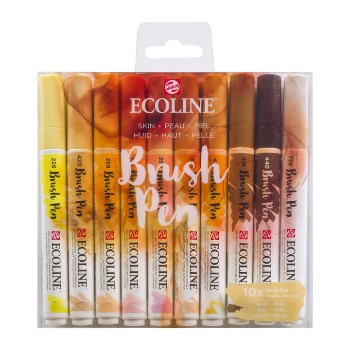 Акварелни писалки Ecoline Brush Pen Skin