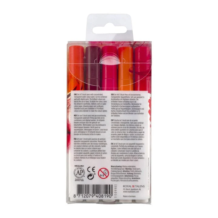 Акварелни писалки Ecoline Brush Pen Red