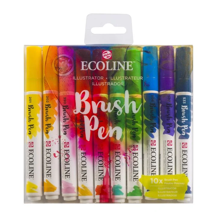 Акварелни писалки Ecoline Brush Pen Illustrator