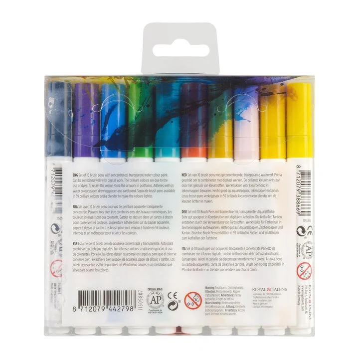 Акварелни писалки Ecoline Brush Pen Illustrator