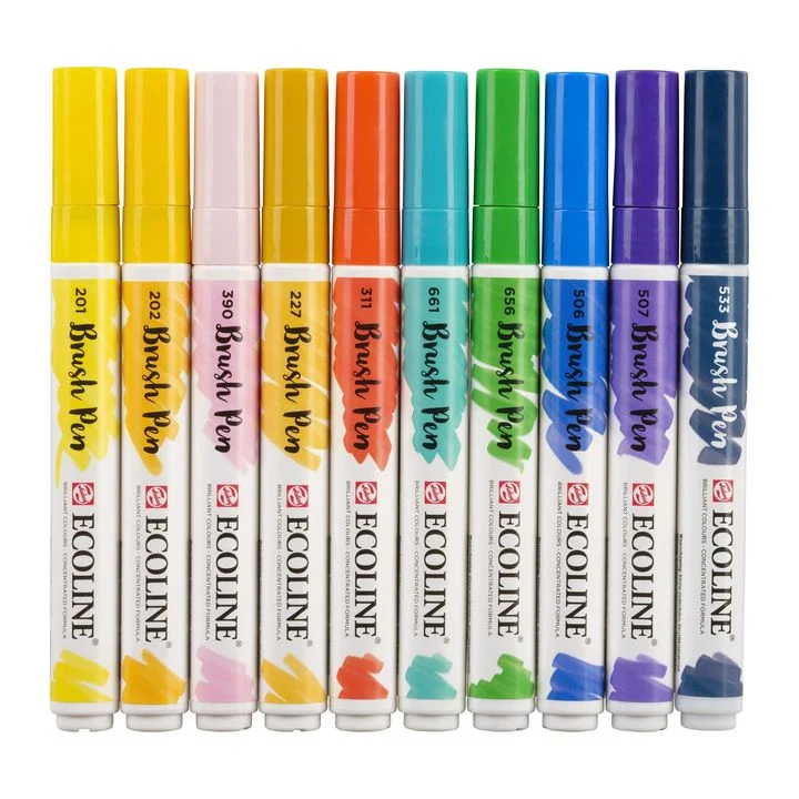 Акварелни писалки Ecoline Brush Pen Illustrator