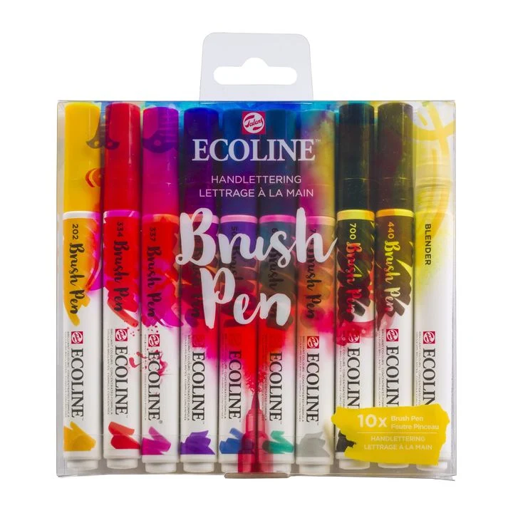 Акварелни писалки Ecoline Brush Pen Hand Lettering