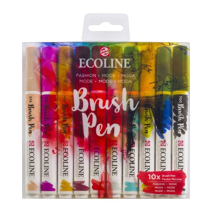 Акварелни писалки Ecoline Brush Pen Fashion