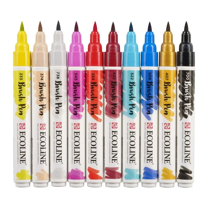 Акварелни писалки Ecoline Brush Pen Fashion