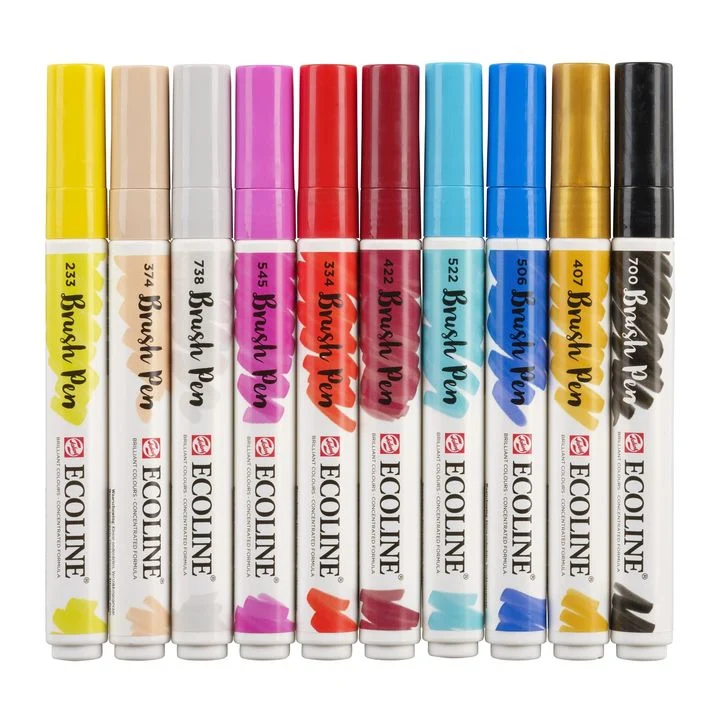 Акварелни писалки Ecoline Brush Pen Fashion