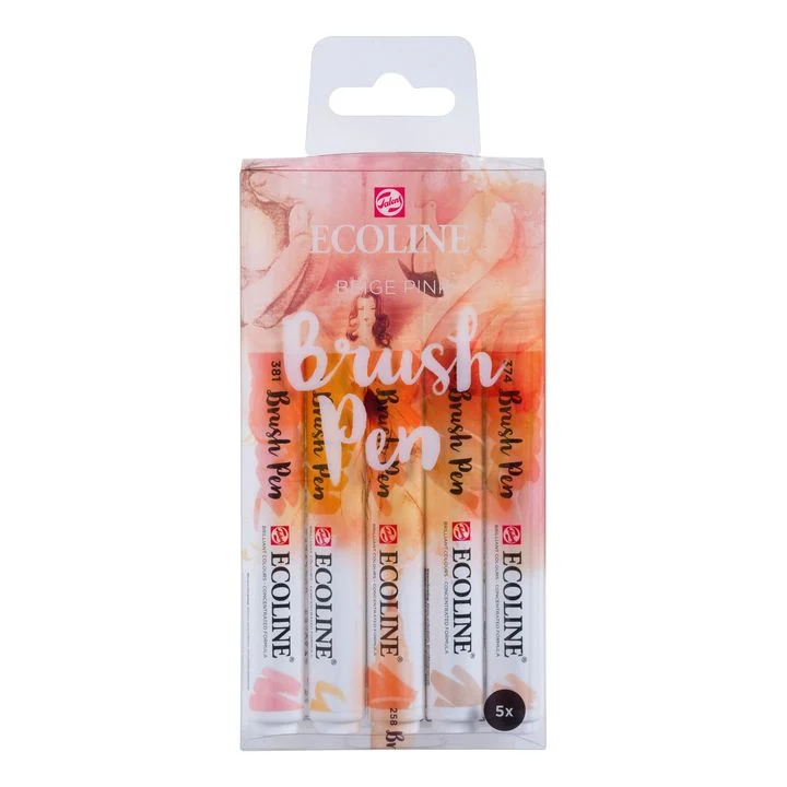 Акварелни писалки Ecoline Brush Pen Beige Pink