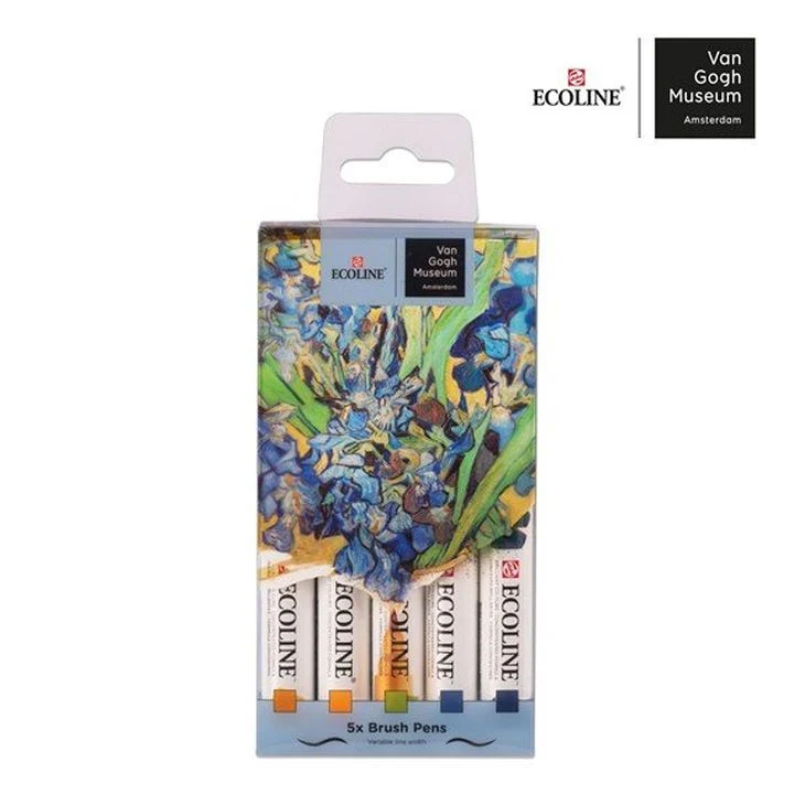 Акварелни маркери Ecoline Brush Pen - Van Gogh Museum - 5 бр.