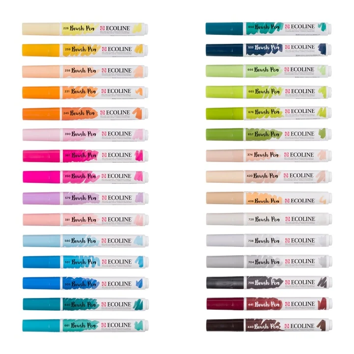Акварелни химикалки Ecoline Brush Pen 30 бр.