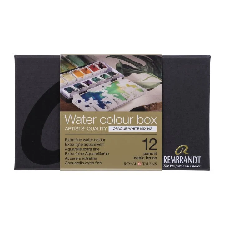 Акварелни бои Rembrandt Opaque White Mixing box - 12 бр
