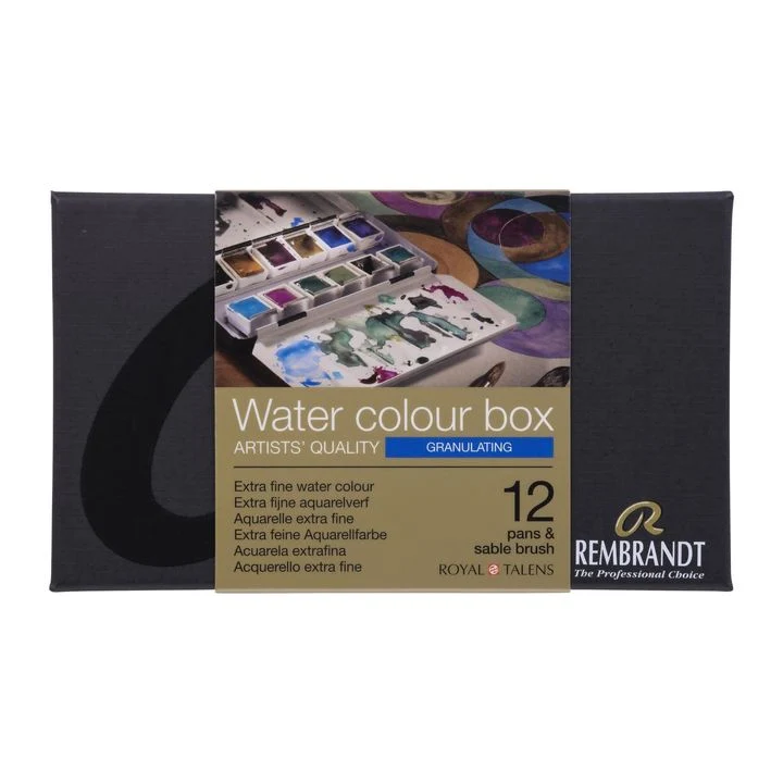 Акварелни бои Rembrandt Granulating box - 12 бр