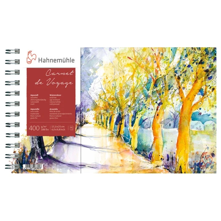 Акварелен блок HAHNEMÜHLE CARNET DE VOYAGE 15,3 x 25 cm
