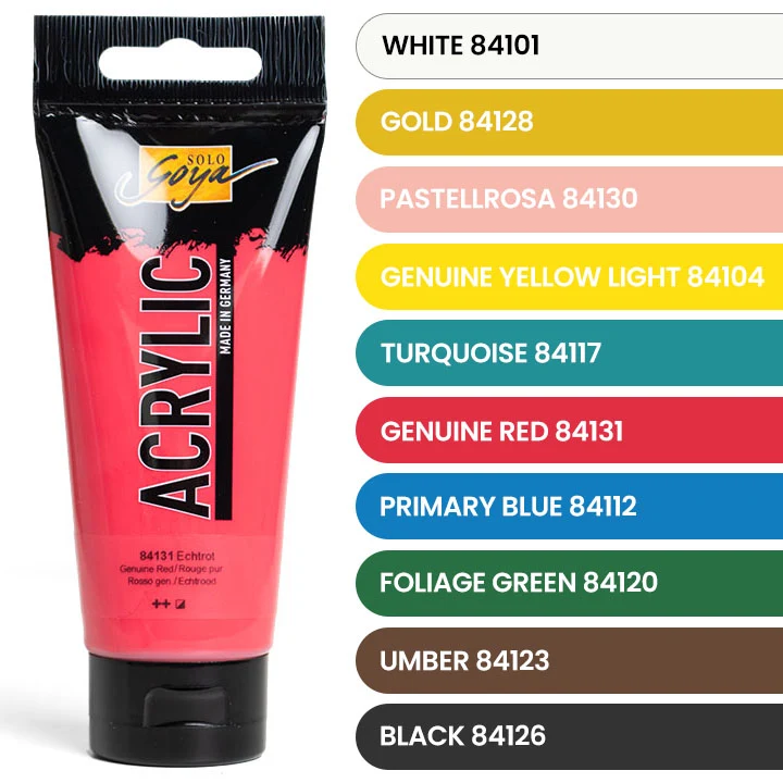 Акрилни бои Solo Goya - ARTMIE Gold Matches | комплект от 10 x 100 ml