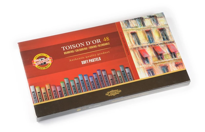 8516 Сухи пастели TOISON D OR 48 бр