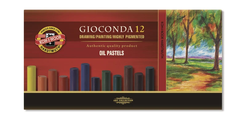 8352 Маслени художествени пастели 12бр GIOCONDA