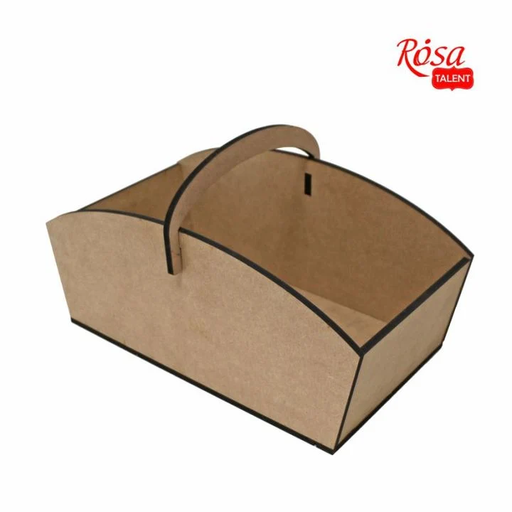 Košík s rukoväťou MDF 33.5х18х18.5 cm ROSA TALENT
