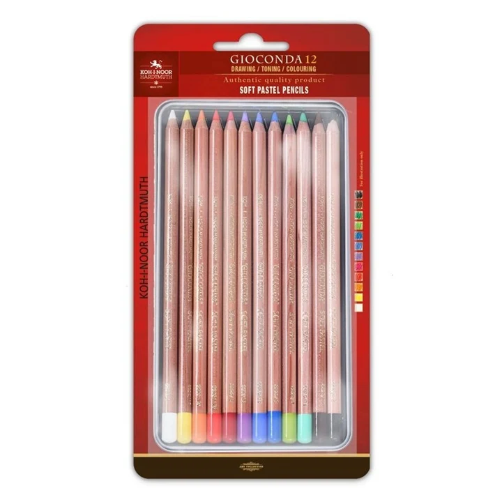 Gioconda sada soft pastelových ceruziek / 12 ks