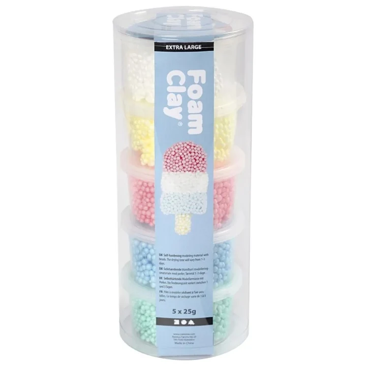 Foam Clay XL kreatívna modelovacia hmota - 5x25 g