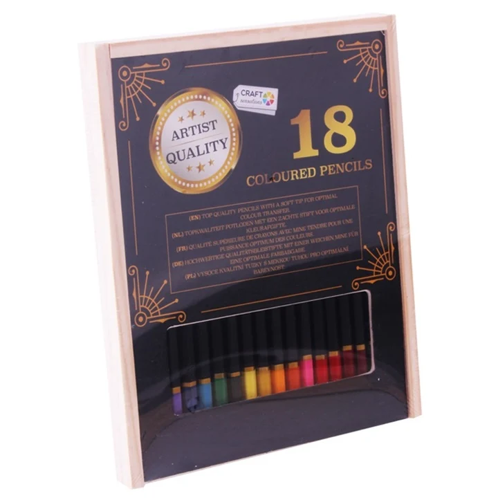 Farebné ceruzky Craft Sensations – 18 ks