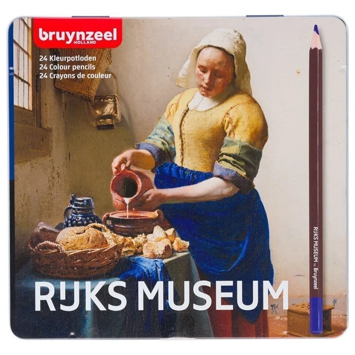 Farebné ceruzky bruynzeel z limitovanej edície Jan Vermeer / 24 ks