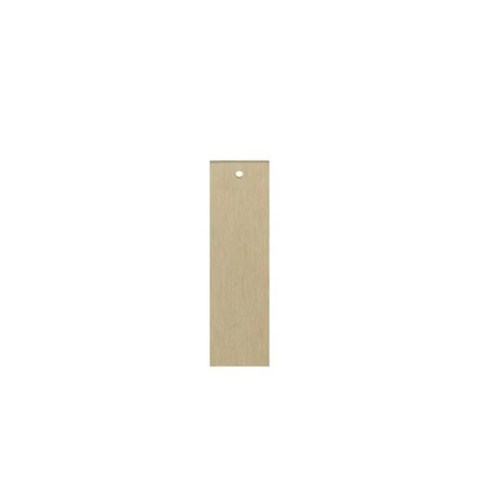 Drevený polotovar na výrobu bižutérie - obdĺžnik 5.5 cm