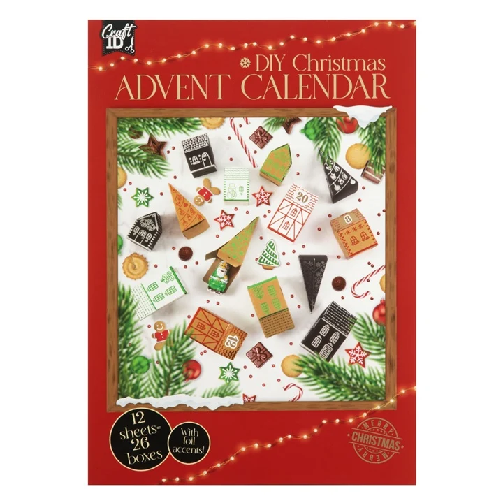 DIY papierový adventný kalendár