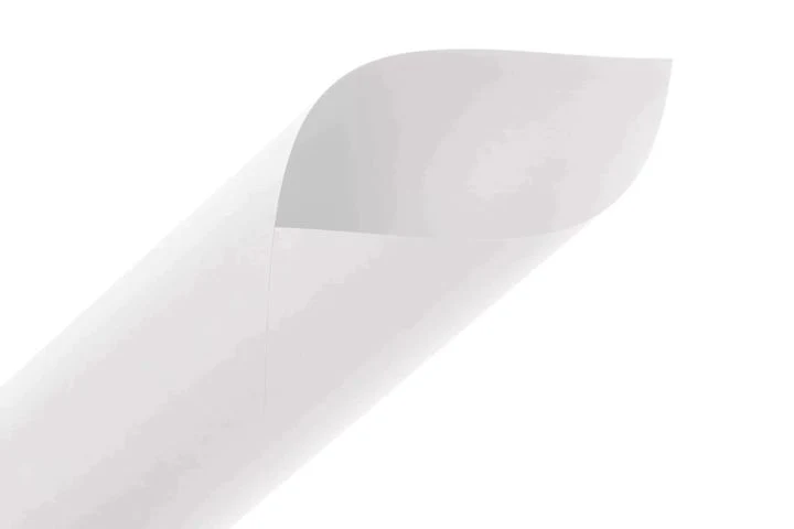 Biely plastový list na atramenty Kamenskaya 70x100 cm