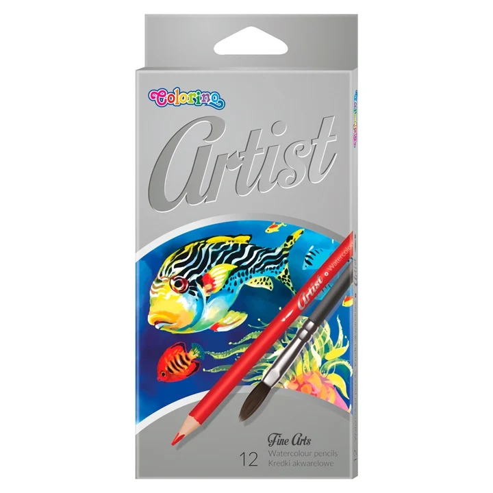 Akvarelové farbičky so štetcom Colorino Artist 12 ks
