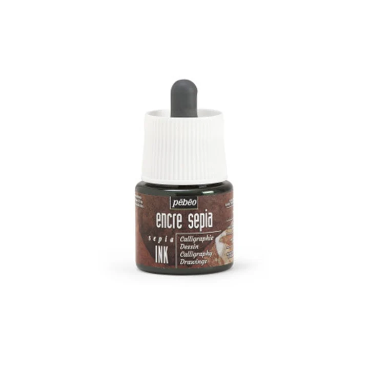 Akrylový atrament Sepia Ink od Pebeo 45 ml