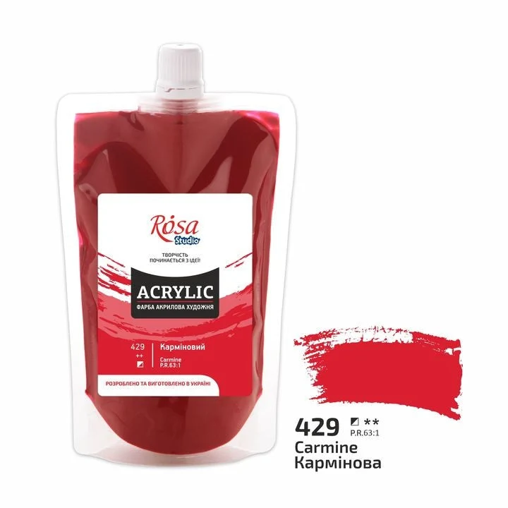 Ακρυλικό χρώμα, 200 ml, ROSA STUDIO