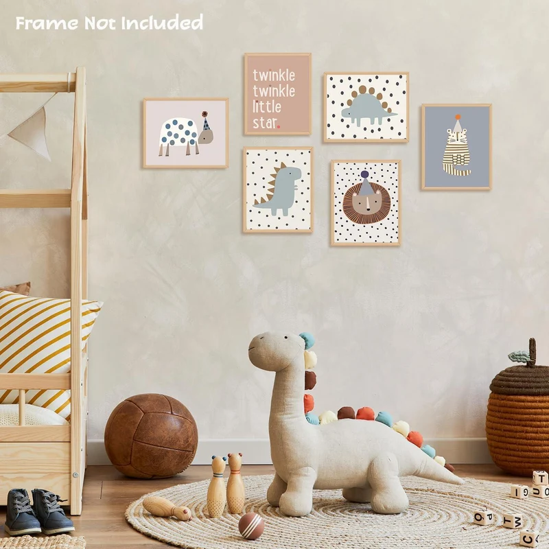 NymphFable Boho Tier Wanddekoration Poster Set 8x10