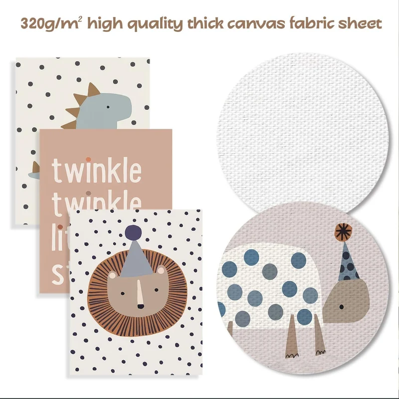NymphFable Boho Tier Wanddekoration Poster Set 8x10