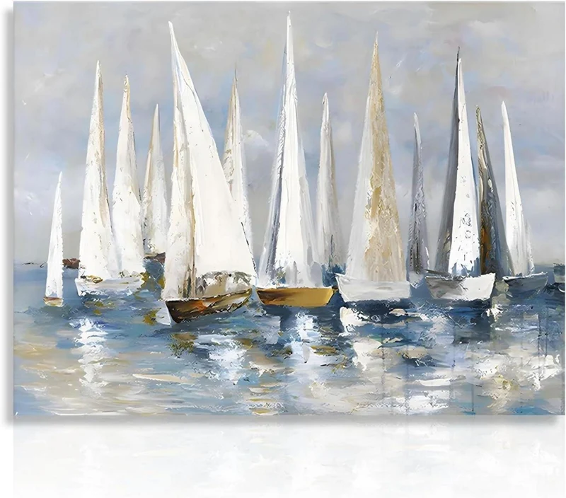 Segelboot Ozean Wand Kunst Poster 12x16 Schlafzimmer