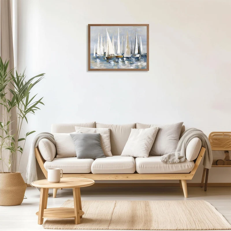 Segelboot Ozean Wand Kunst Poster 12x16 Schlafzimmer