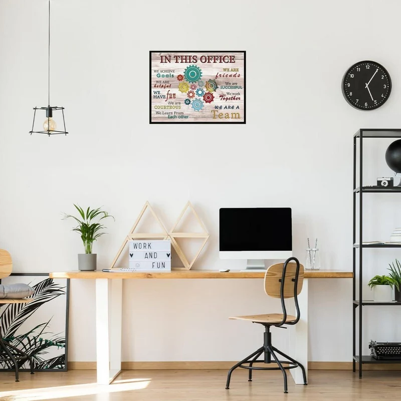 Motivational Office Poster Lustige Gear Wheel 30x40 cm